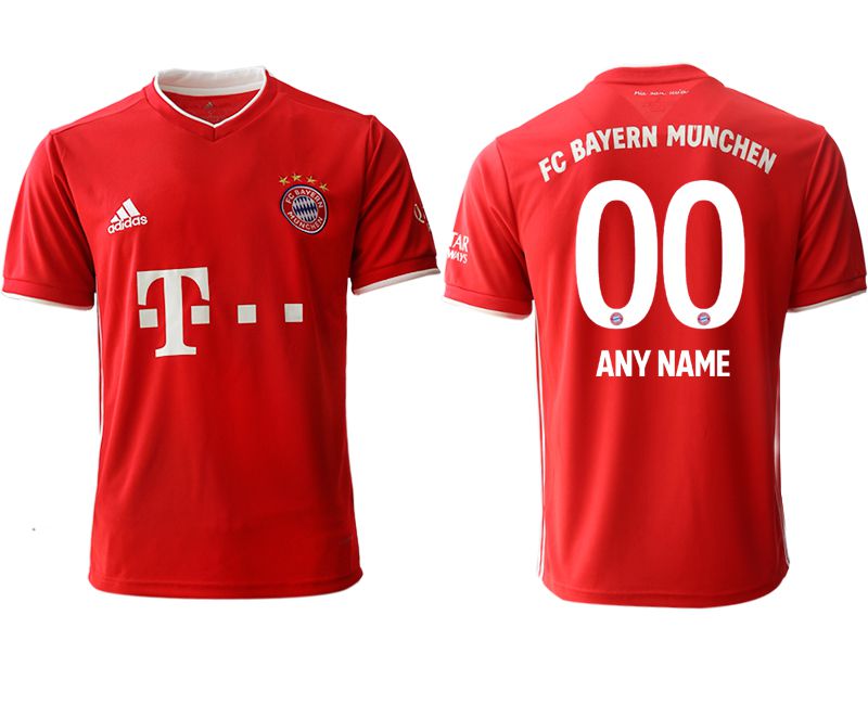 Men 2020-2021 club Bayern Munich Home aaa version customized red Soccer Jerseys